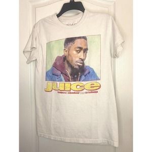 2Pac Tupac Shakur Juice as Bishop Men’s Beige T Shirt Size Small